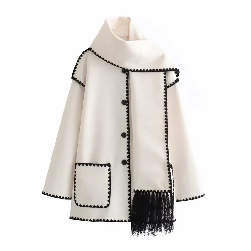 Bequeme Woll-Cape-Jacke